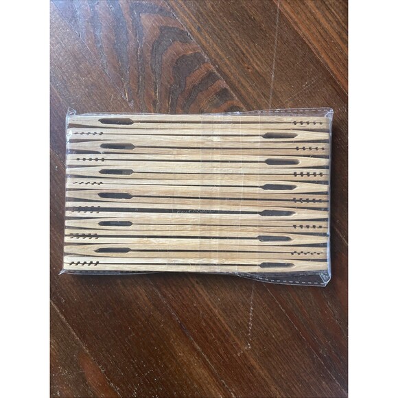 12PCS 7" Bamboo Tongs – Toast, Cheese, Fruits, Salad & Serving Kitchen Tool - Picture 4 of 4